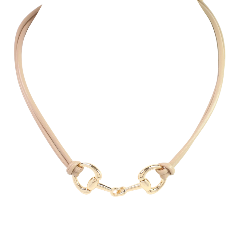 Appaloosa Horse Bit Cord Necklace
