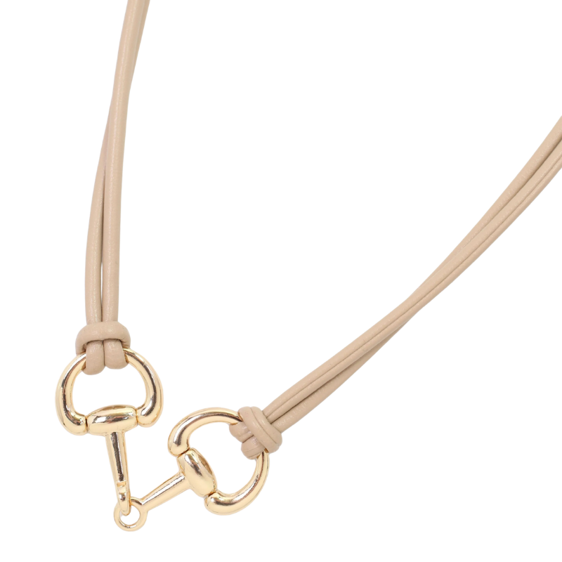 Appaloosa Horse Bit Cord Necklace