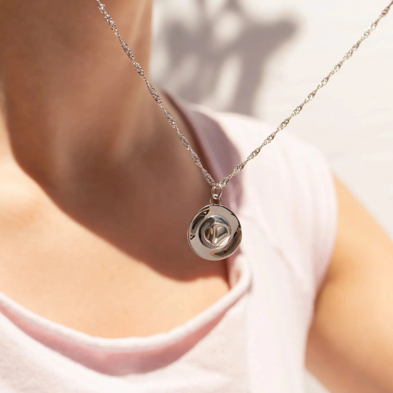 Cowboy Hat Stetson Charm in Silver