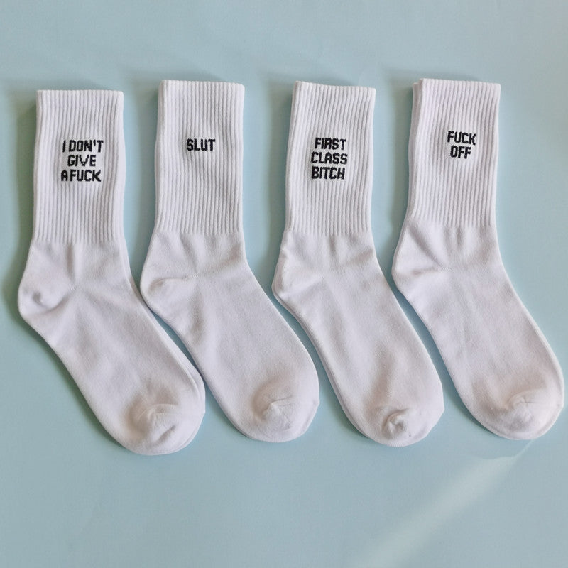Sassy Slogan Sports Socks