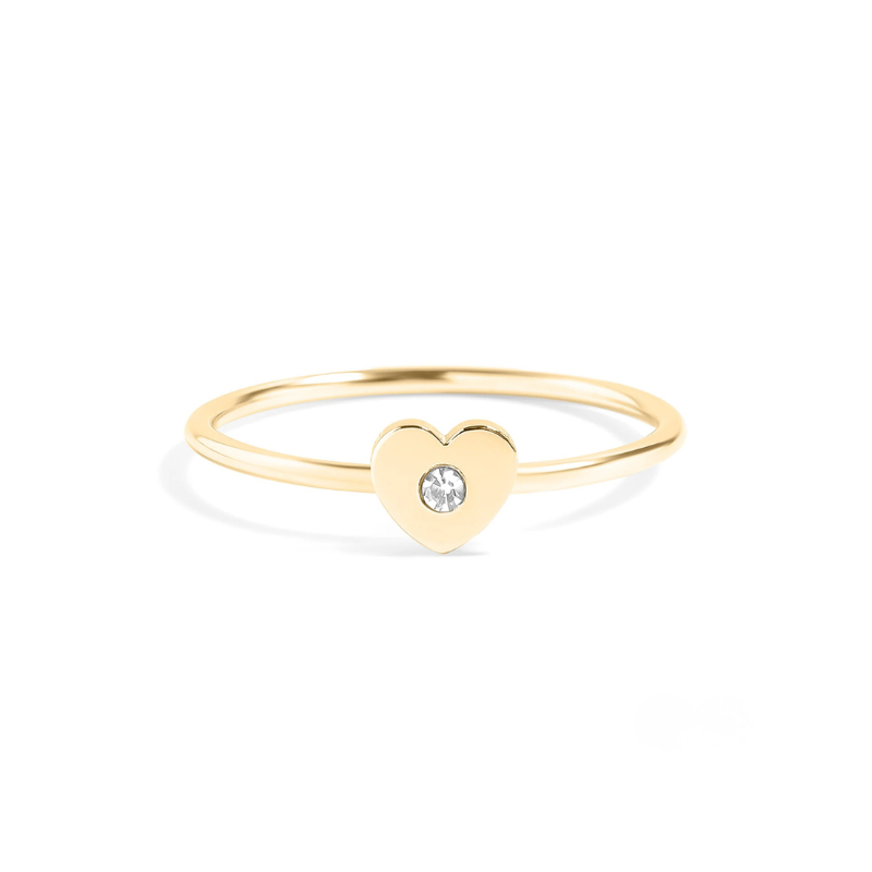 Heart Ring in Gold