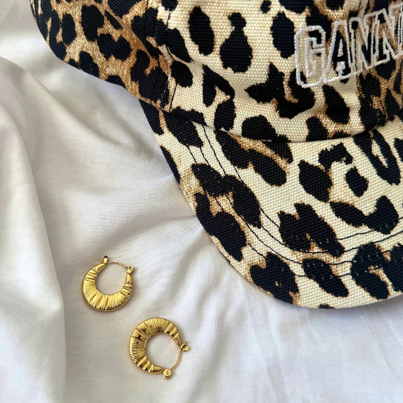 18K Gold Plated Hoop Earrings