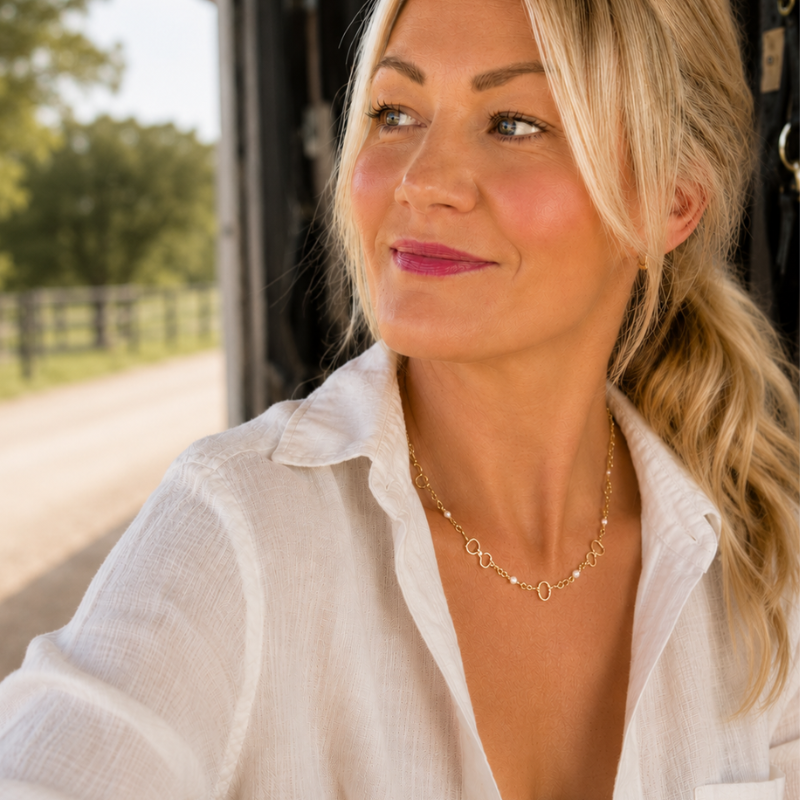 Thoroughbred Horse Bite Necklace