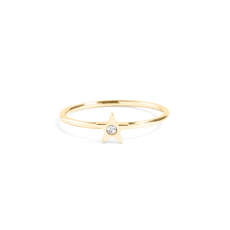 Star Ring in Gold