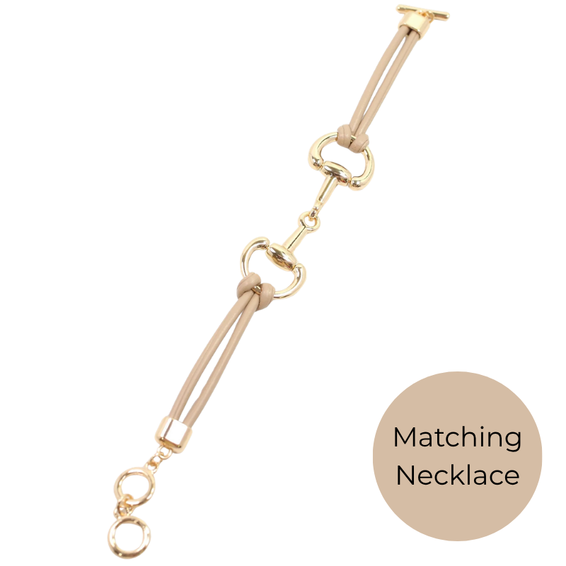 Appaloosa Horse Bit Cord Bracelet