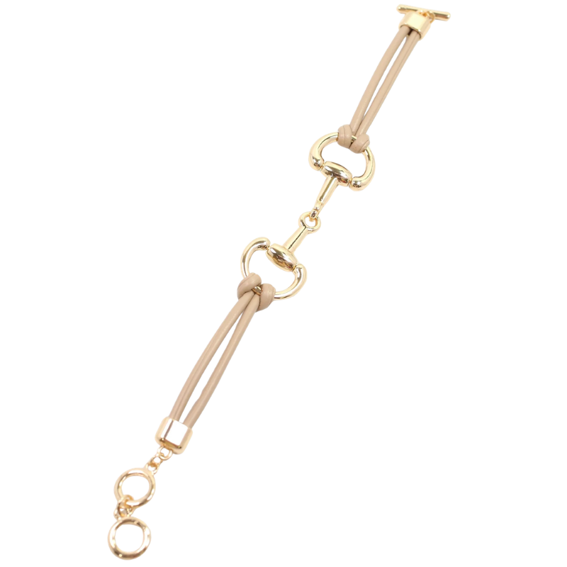 Appaloosa Horse Bit Cord Bracelet