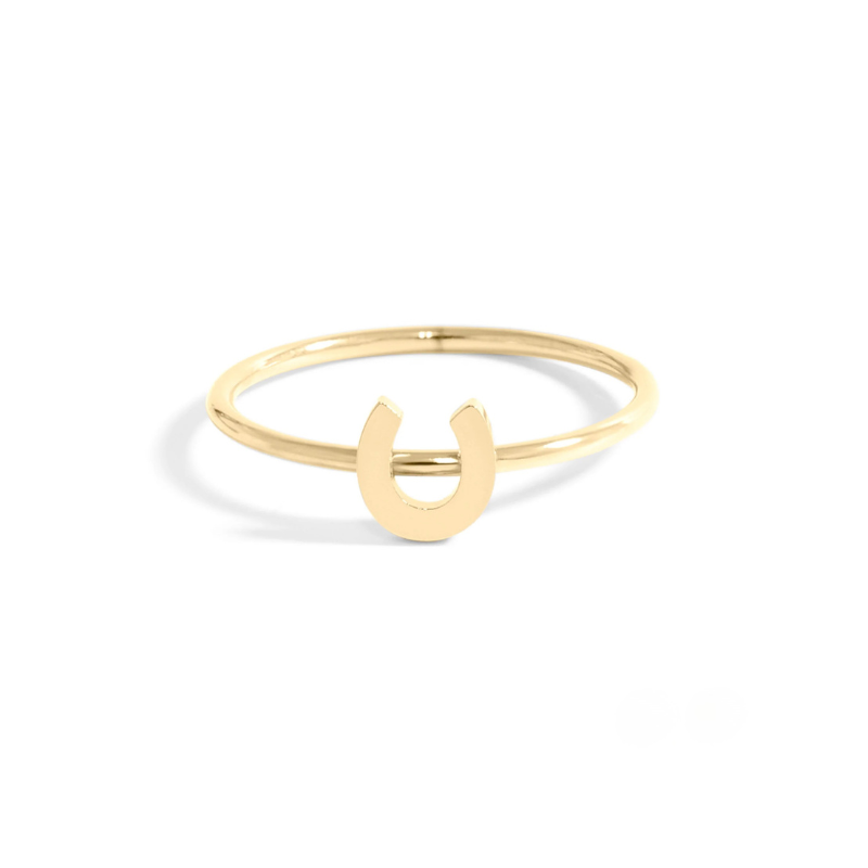 Horseshoe Ring in Gold