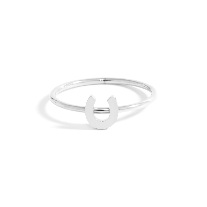 Horseshoe Ring in Silver