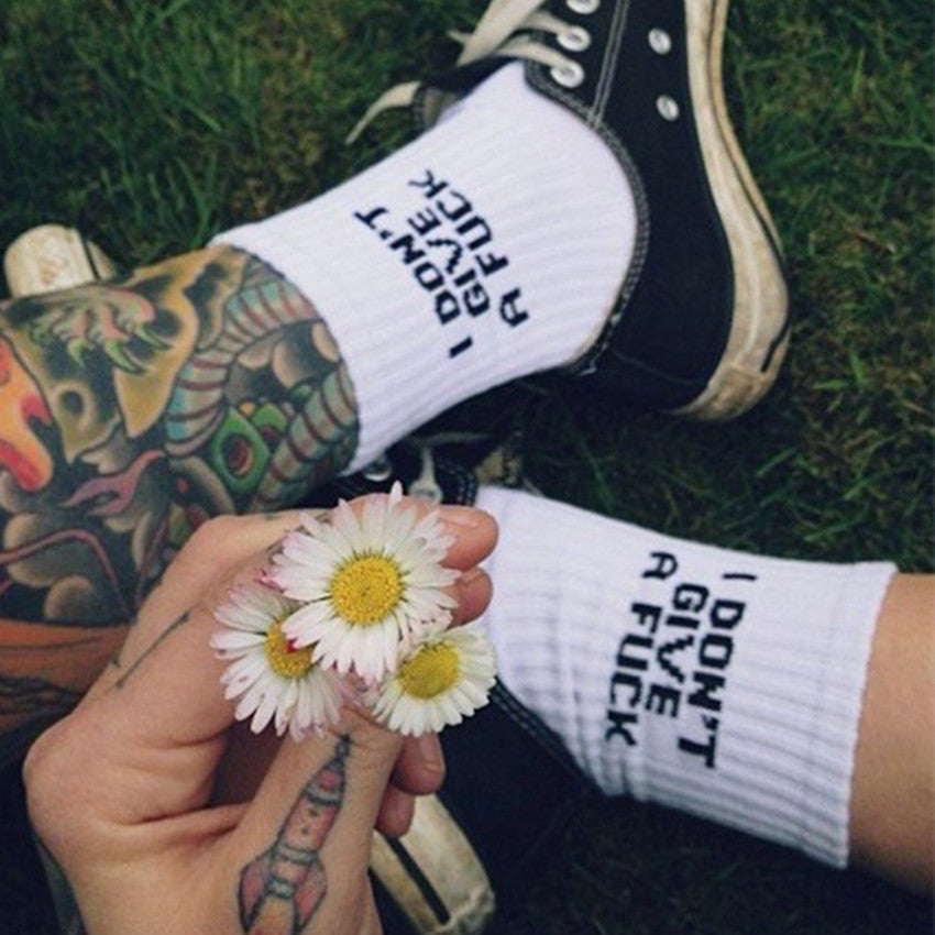 Sassy Slogan Sports Socks