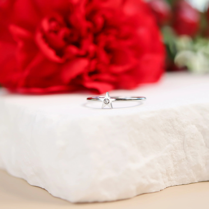 Star Ring in Silver