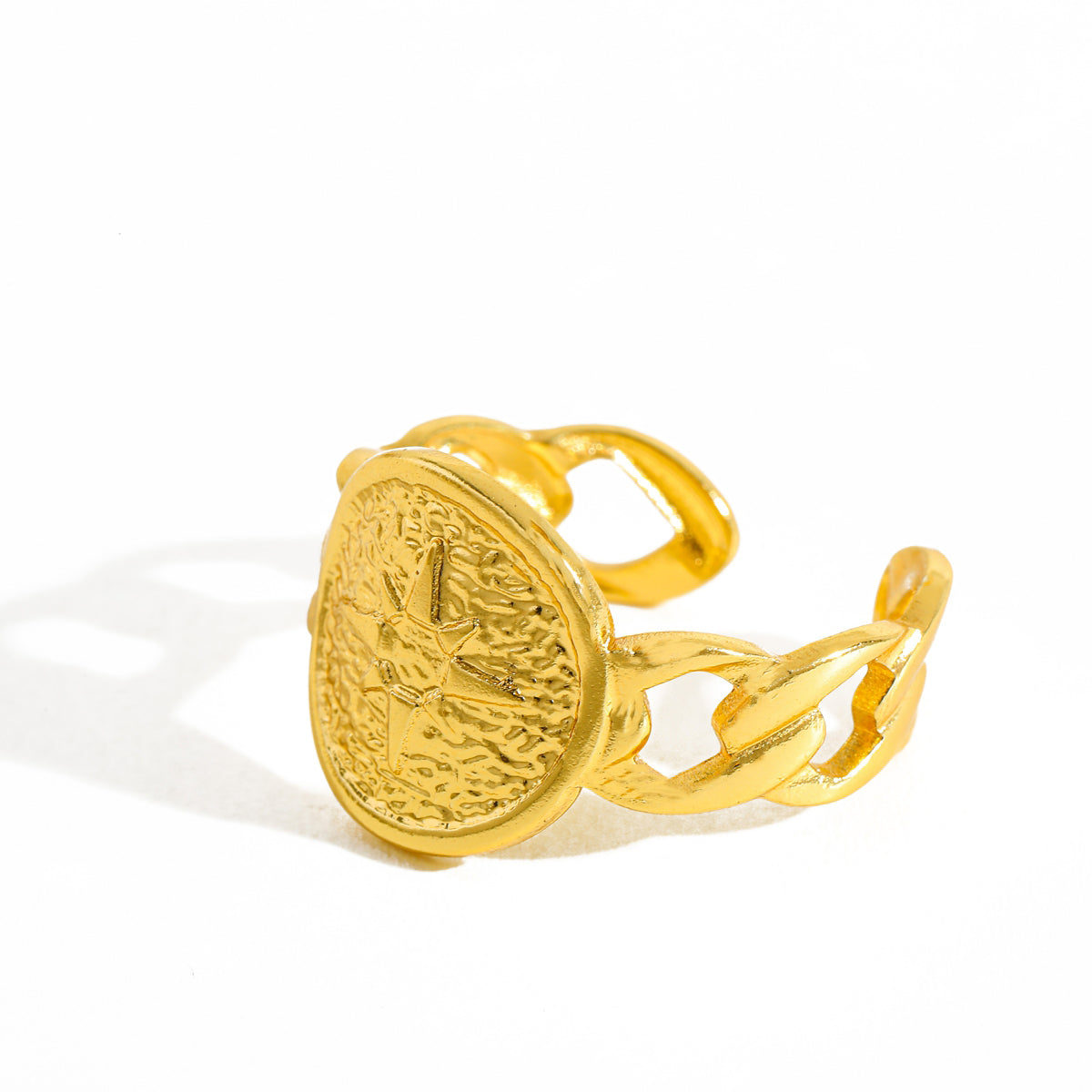 Sovereign Adjustable Ring in Gold