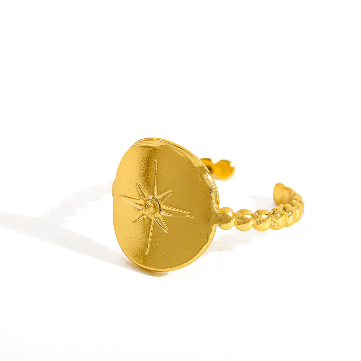 Star Adjustable Ring in Gold