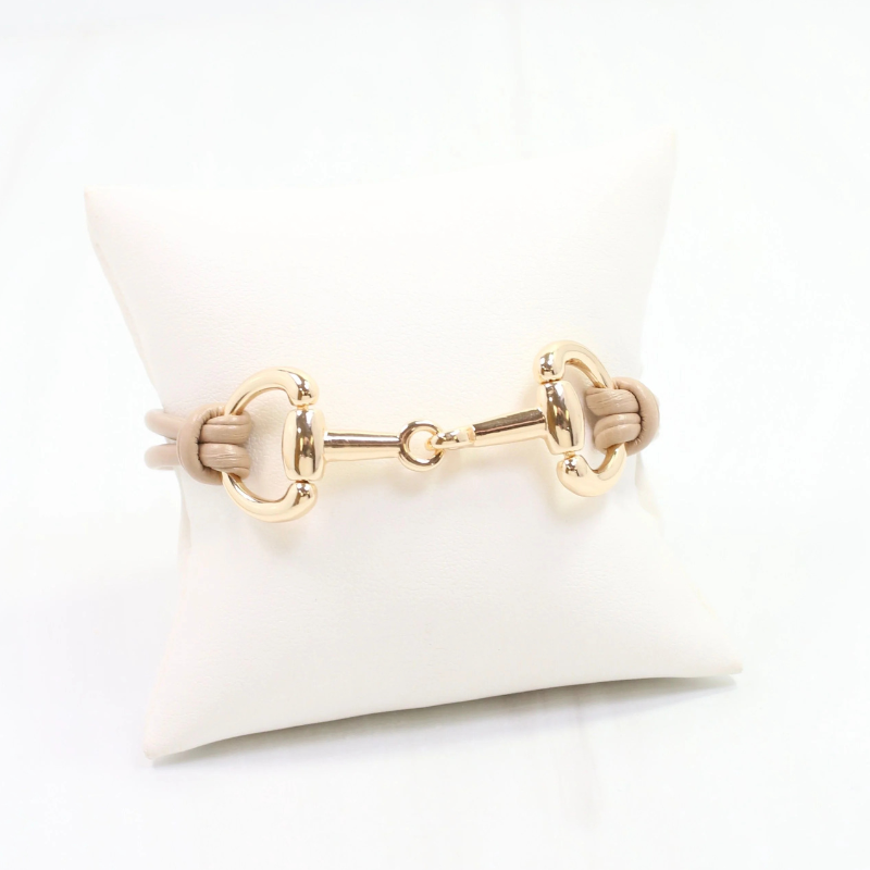 Appaloosa Horse Bit Cord Bracelet