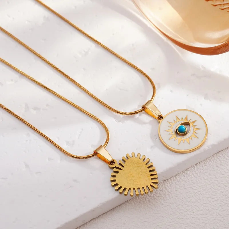 Turkish Eye Pendant Necklace